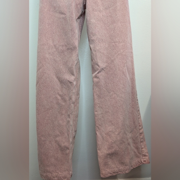 Sezane 70s Feminine Preppy Dreamy Minimalist Romantic Pink Trousers Pants 40 - Picture 9 of 11